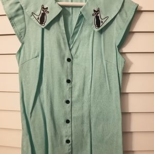 Voodoo Vixen retro cat shirt